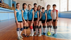 Команда девушек по волейболу п. Лиман